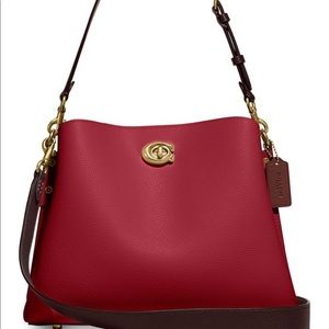 COACH Willow shoulder bag Brick/Red